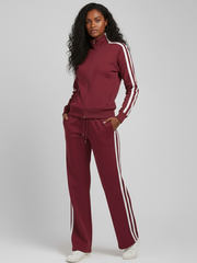 Contrast tape tracktop & jogger set