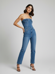 Mono de mezclilla de Bandeau