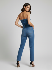 Mono de mezclilla de Bandeau