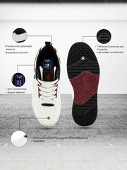 RedTape Mens Multi-Texture Retro Trainers