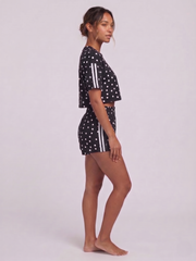 Polka Dot Short Sleeve Top & Shorts Co-Ord