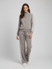 Contrast tape tracktop & jogger set