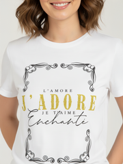 J'Adore Graphic Printed T-shirt