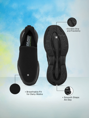 RedTape Mens Arix Cushioned Mesh Walking Slip-Ons