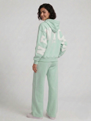 New York Printed Hoodie & Jogger Fleece Set