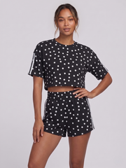 Polka Dot Short Sleeve Top & Shorts Co-Ord