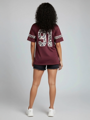 Leopard Print Los Angeles 91 Jersey T-Shirt
