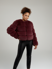 Faux Fur Puffer Coat