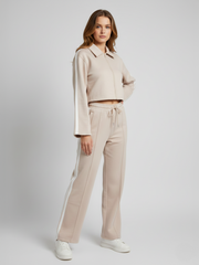 Stripe Zip Up Tracktop & Jogger Set