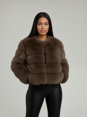 Faux Fur Puffer Coat