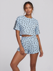 Polka Dot Short Sleeve Top & Shorts Co-Ord