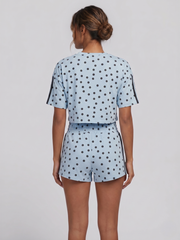 Polka Dot Short Sleeve Top & Shorts Co-Ord