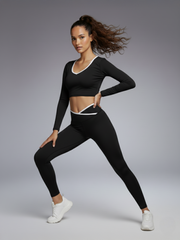 Gymtop en legging, combi-set