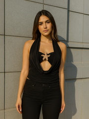 Starfish Halter Neck Slinky Top