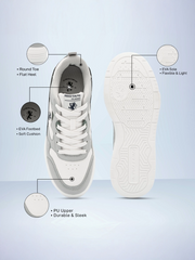 RedTape Mens Retro-Style Low-Top Trainers