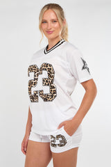 La varsity t-shirt met shorts coöperatie (kopie)