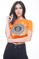 Top de brillo del eslogan vintage