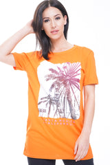 Santa Monica Slogan Graphic T-Shirt