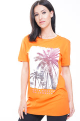 Santa Monica Slogan Graphic T-Shirt