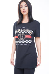 Forever Slogan Glitter Graphic T-Shirt