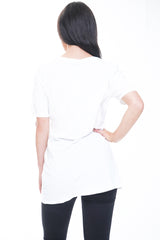 Forever Slogan Glitter Graphic T-Shirt