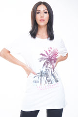 Santa Monica Slogan Graphic T-Shirt