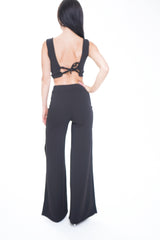 Coordina de pantalones de recorte y split