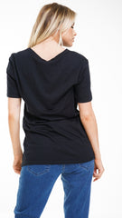 Longline Girl Power Graphic T-Shirt