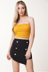 Bandeau Lace Crop Top