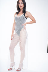 Fishnet Maxi Dress