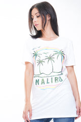 Malibu Graphic Glitter T-Shirt