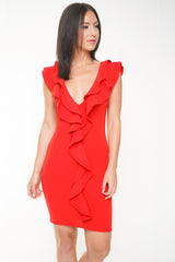 Vestido de volante con volante