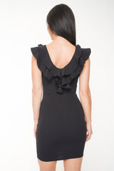 Vestido de volante con volante