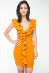 Vestido de volante con volante