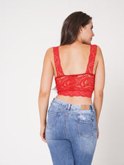 Scallop Lace Crop Top