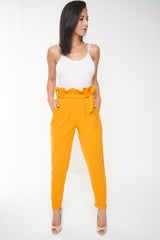 New Paper Bag Tie Waist Trousers
