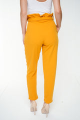 New Paper Bag Tie Waist Trousers