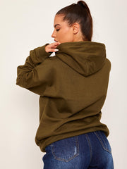 Stay True Graphic Fleeced Hoodie