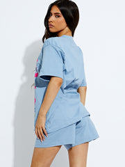 Self Love Club Oversized T-Shirt & Shorts Co-ord