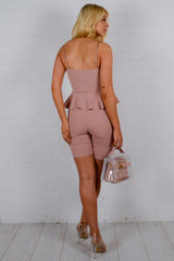 Frill Top & Cycling Shorts coördin