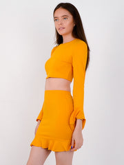 Rippen Crop Top & Rackrock Co-ordte