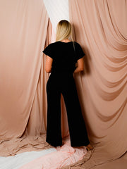 Ribbed Belted Lounge Set