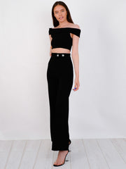 Bardot Top & Button Trouser Co-ord