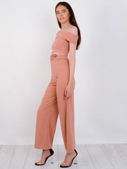 Bardot Top & Button Trouser Co-ord