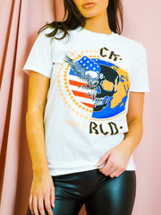 Born In World Slogan Printed T-Shirt