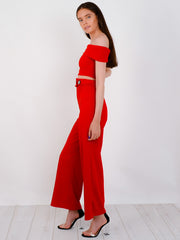 Bardot Top & Button Trouser Co-ord