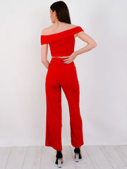 Bardot Top & Button Trouser Co-ord