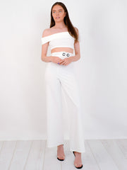 Bardot Top & Button Trouser Co-ord