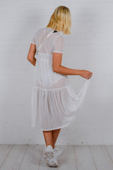 Mesh Smock Dress