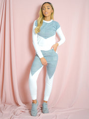 Gingham Check Detail Top & Trouser Co-ord